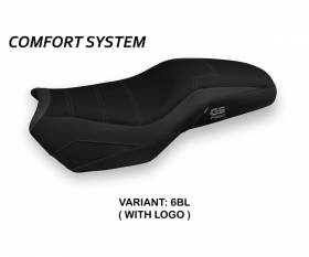 Seat saddle cover Tata Comfort System Black (BL) T.I. for BMW F 850 GS ADVENTURE 2019 > 2022