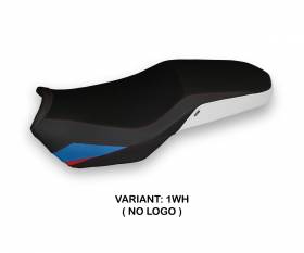 Seat saddle cover Marsh 2 White (WH) T.I. for BMW F 850 GS 2018 > 2022