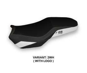 Seat saddle cover Marsh 3 White (WH) T.I. for BMW F 750 GS 2018 > 2023