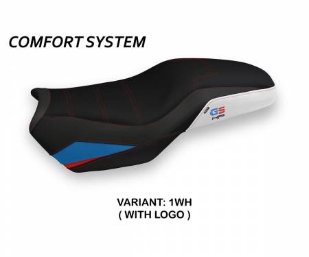 BF85P2-1WH-3 Seat saddle cover Panama 2 Comfort System White (WH) T.I. for BMW F 850 GS 2018 > 2022