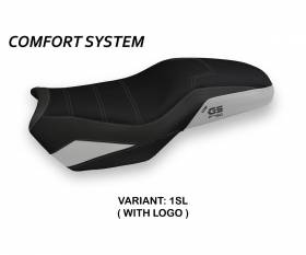 Seat saddle cover Panama 3 Comfort System Silver (SL) T.I. for BMW F 850 GS 2018 > 2022