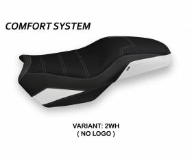 Seat saddle cover Panama 3 Comfort System White (WH) T.I. for BMW F 850 GS 2018 > 2022