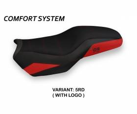 Seat saddle cover Panama 3 Comfort System Red (RD) T.I. for BMW F 850 GS 2018 > 2022