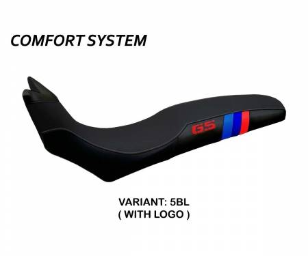 BF8GBACS-5BL-3 Seat saddle cover Barone Anniversary Comfort System Black (BL) T.I. for BMW F 700 GS 2008 > 2018