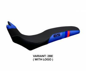 Seat saddle cover Barone Anniversary Blue (BE) T.I. for BMW F 800 GS 2008 > 2018