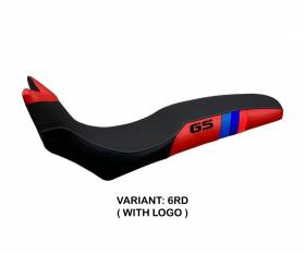Seat saddle cover Barone Anniversary Red (RD) T.I. for BMW F 800 GS 2008 > 2018