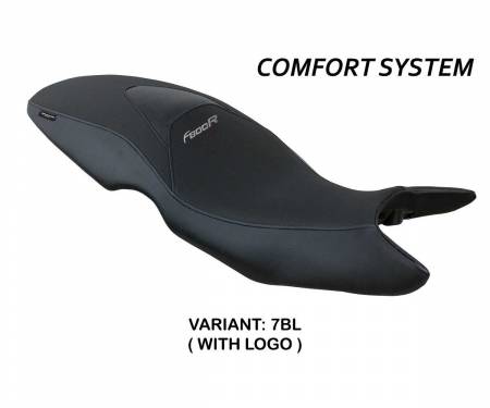 BF8RMC-7BL-1 Seat saddle cover Maili comfort system Black BL + logo T.I. for BMW F 800 R 2009 > 2020