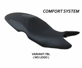 Seat saddle cover Maili comfort system Black BL T.I. for BMW F 800 R 2009 > 2020