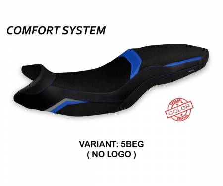 BF9R19AS-5BEG-2 Seat saddle cover Almaty Special Color Comfort System Blue - Gray (BEG) T.I. for BMW F 900 R 2019 > 2022
