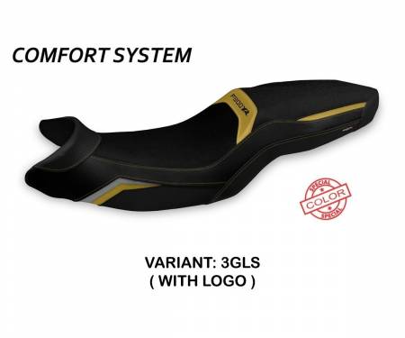 BF9XRTS-3GLS-1 Rivestimento sella Tartu Special Color Comfort System Oro - Argento (GLS) T.I. per BMW F 900 XR 2019 > 2022