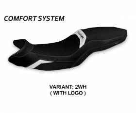 Seat saddle cover Tartu Comfort System White (WH) T.I. for BMW F 900 XR 2019 > 2022