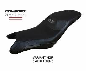 Housse de selle Thiva comfort system Gris GR + logo T.I. pour BMW G 310 GS 2017 > 2024