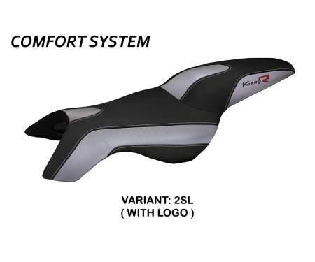 BK12RBC-2SL-3 Seat saddle cover Boston Comfort System Silver (SL) T.I. for BMW K 1200 R 2005 > 2008