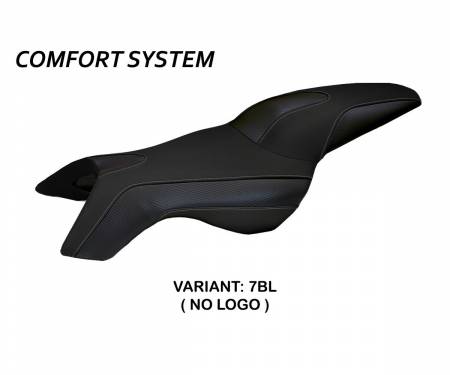 BK12RBC-7BL-4 Seat saddle cover Boston Comfort System Black (BL) T.I. for BMW K 1200 R 2005 > 2008