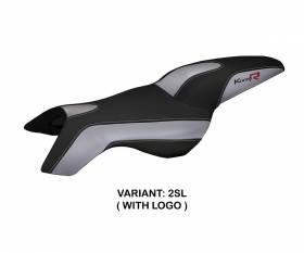 Seat saddle cover Boston Silver (SL) T.I. for BMW K 1200 R 2005 > 2008