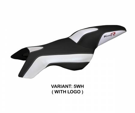 BK12RB-5WH-3 Seat saddle cover Boston White (WH) T.I. for BMW K 1200 R 2005 > 2008