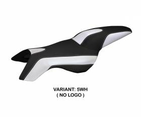 Seat saddle cover Boston White (WH) T.I. for BMW K 1200 R 2005 > 2008