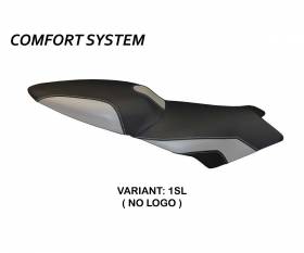 Seat saddle cover Lariano 2 Comfort System Silver (SL) T.I. for BMW K 1200 S 2004 > 2008