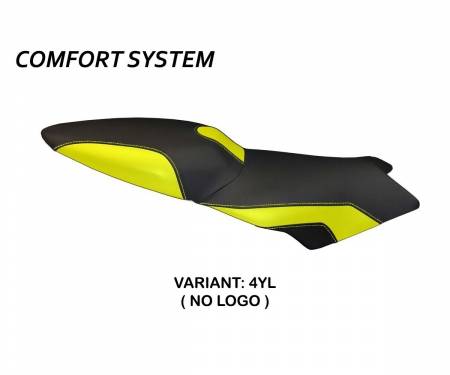 BK12SL2C-4YL-4 Seat saddle cover Lariano 2 Comfort System Yellow (YL) T.I. for BMW K 1200 S 2004 > 2008