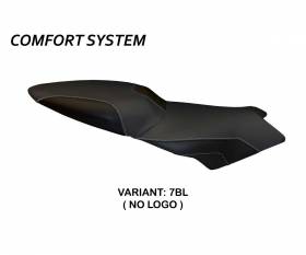 Seat saddle cover Lariano 2 Comfort System Black (BL) T.I. for BMW K 1200 S 2004 > 2008