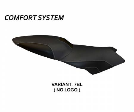 BK12SL2C-7BL-4 Seat saddle cover Lariano 2 Comfort System Black (BL) T.I. for BMW K 1200 S 2004 > 2008