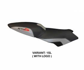 Seat saddle cover Lariano 2 Silver (SL) T.I. for BMW K 1200 S 2004 > 2008
