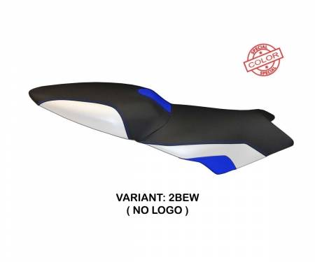 BK12SLS-2BEW-4 Seat saddle cover Lariano Special Color Blue - White (BEW) T.I. for BMW K 1200 S 2004 > 2008