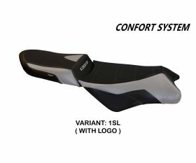Seat saddle cover Anapa 1 Comfort System Silver (SL) T.I. for BMW K 1300 GT 2009 > 2011