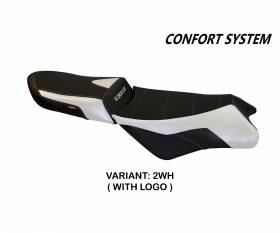 Seat saddle cover Anapa 1 Comfort System White (WH) T.I. for BMW K 1300 GT 2009 > 2011