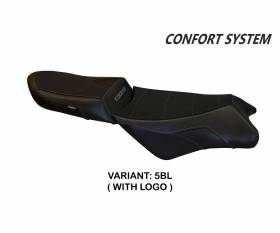 Seat saddle cover Anapa 1 Comfort System Black (BL) T.I. for BMW K 1300 GT 2009 > 2011
