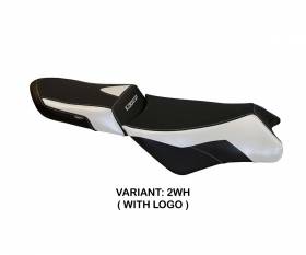 Seat saddle cover Banff 1 White (WH) T.I. for BMW K 1300 GT 2009 > 2011
