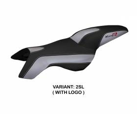 Seat saddle cover Boston Silver (SL) T.I. for BMW K 1300 R 2009 > 2016