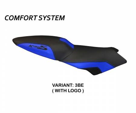 BK13SL2C-3BE-2 Seat saddle cover Lariano 2 Comfort System Blue (BE) T.I. for BMW K 1300 S 2012 > 2016