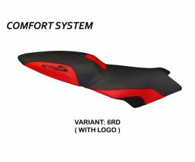 Seat saddle cover Lariano 2 Comfort System Red (RD) T.I. for BMW K 1300 S 2012 > 2016