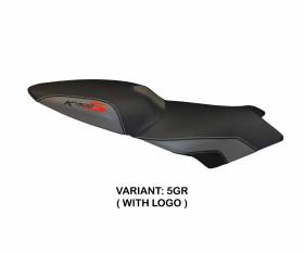 Seat saddle cover Lariano 2 Gray (GR) T.I. for BMW K 1300 S 2012 > 2016