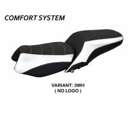 Seat saddle cover Tropea Color Comfort System White (WH) T.I. for BMW K 1600 GT 2010 > 2022