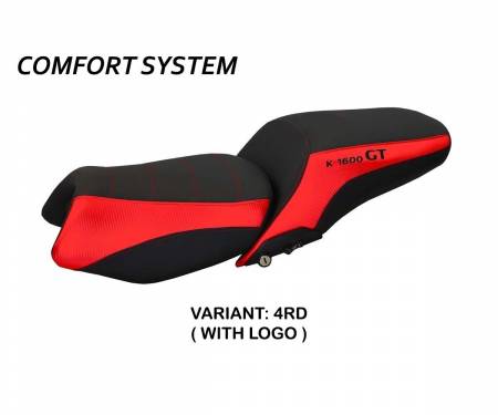 BK16GTCC-4RD-3 Seat saddle cover Tropea Color Comfort System Red (RD) T.I. for BMW K 1600 GT 2010 > 2022