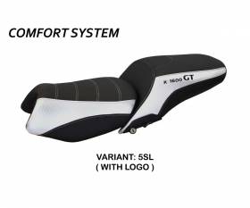Seat saddle cover Tropea Color Comfort System Silver (SL) T.I. for BMW K 1600 GT 2010 > 2022