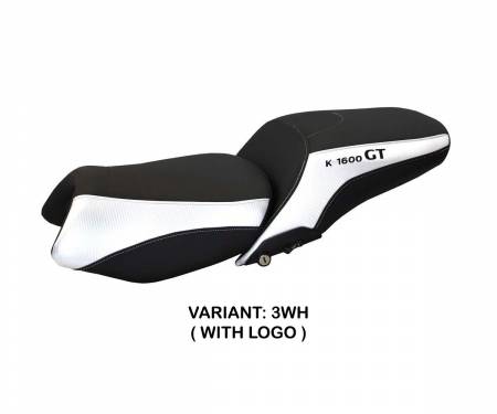 BK16GTC-3WH-3 Seat saddle cover Tropea Color White (WH) T.I. for BMW K 1600 GT 2010 > 2022