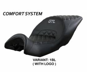 Compatible Saddle Cover LOGO Diamond Comfort System Black T.I. BMW K 1600 GTL 2010 > 2022