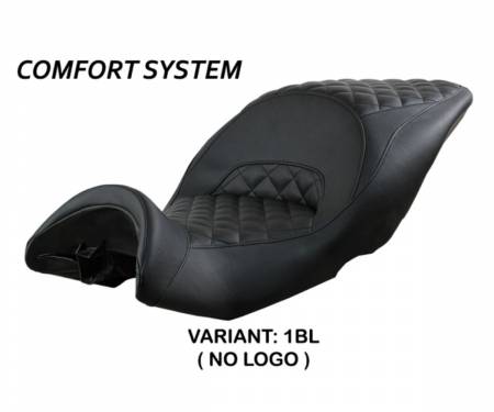 BK16GTLD-1BL-2 Housse de selle compatible NO LOGO Diamond Comfort System Noir T.I. BMW K 1600 GTL 2010 > 2022
