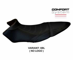 Housse de selle Avignone Comfort System Noir BL T.I. pour BUELL XB 12 S/SX 2019 > 2021