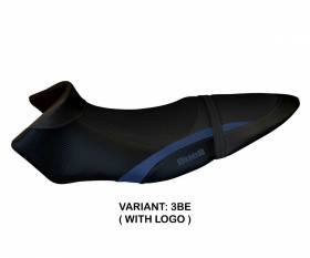 Seat saddle cover Avignone Blue BE + logo T.I. for BUELL XB 12 S/SX 2019 > 2021