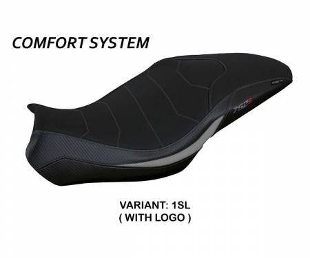 BN752LC-1SL-1 Funda Asiento Lima comfort system Plata SL + logo T.I. para Benelli 752 S 2019 > 2024