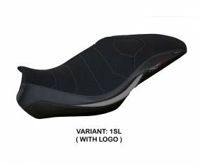 Seat saddle cover Lima ultragrip Silver SL + logo T.I. for Benelli 752 S 2019 > 2024
