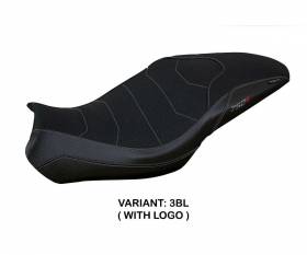 Seat saddle cover Lima ultragrip Black BL + logo T.I. for Benelli 752 S 2019 > 2024
