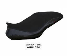 Seat saddle cover Lima Black BL + logo T.I. for Benelli 752 S 2019 > 2024