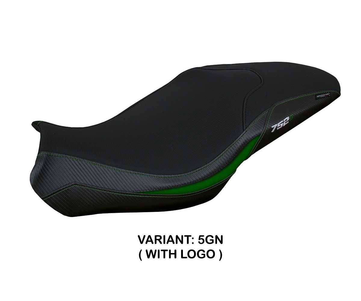 BN752L-5GN-1 Seat saddle cover Lima Green GN + logo T.I. for Benelli 752 S 2019 > 2024