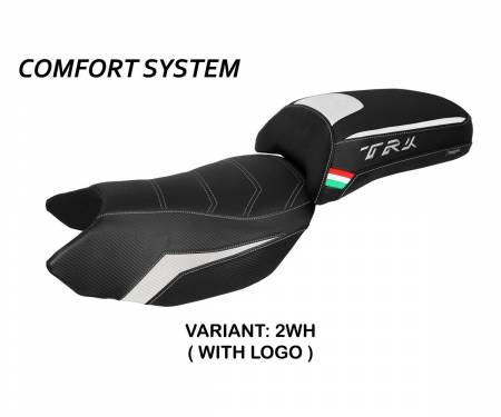 BNTRMC-2WH-1 Seat saddle cover Merida Comfort System White (WH) T.I. for BENELLI TRK 502 2017 > 2024