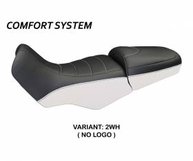 Housse de selle Firenze Carbon Color Comfort System Blanche (WH) T.I. pour BMW R 1100 1994 > 2003